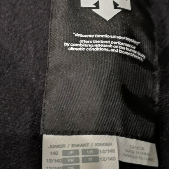 Descente Girls' Black Pants - Picture 7 of 15